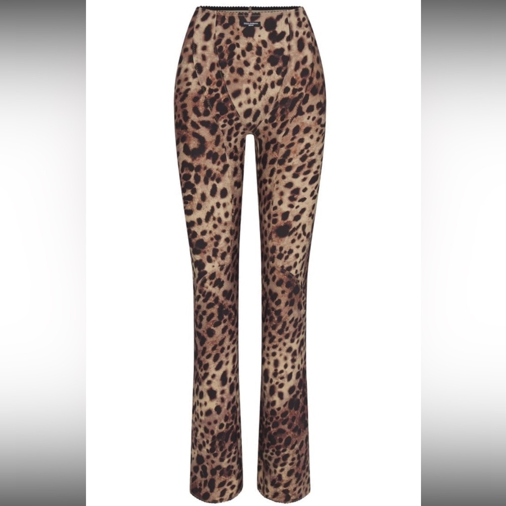 Dolce & Gabbana X Skims SKIMS Body Pant Leopard, size S